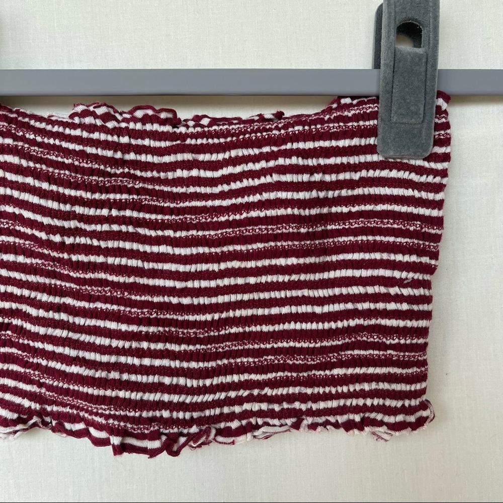 Bandeau Ruched Crop Top - Picture 13 of 15